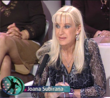 Joana Subirana, jurado de Mira quien baila
