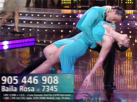 Rosa ganadora de Mira quien baila en la edici&oacute;n del 27 de marzo de 2006