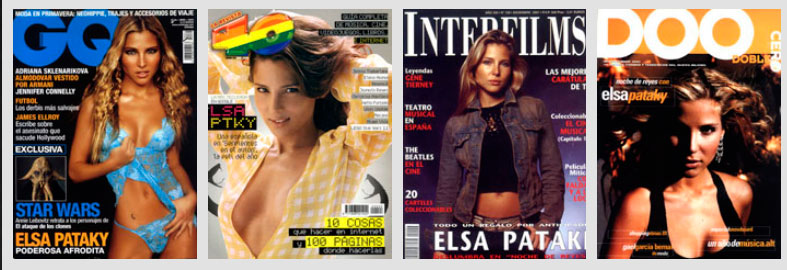Cuatro portadas de revistas