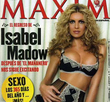 Isabel Madow en la revista MAXIM