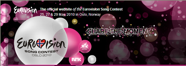 Logo de la eurovision.tv, web oficial de Eurovision