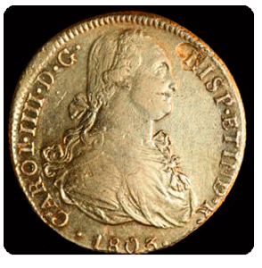Carlos IV moneda de oro