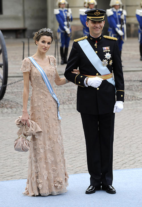 Los Principes de Asturias en la bosa real de los Principes de Suecia