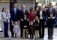 Familia Real en Mallorca,minivaciones de Semana Santa