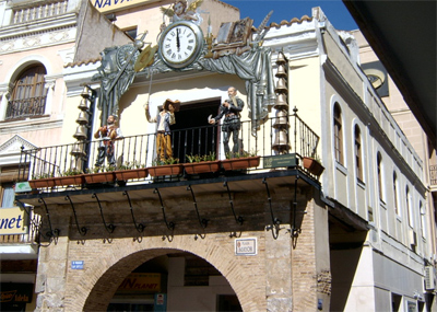 Reloj Carill&oacute;n de Ciudad Real, plaza Mayor