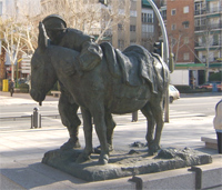 Sancho Panza fiel escudero de Don Quijote