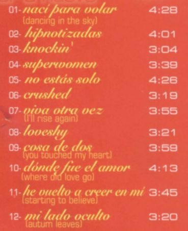 Letras disco de Lunae