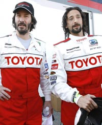 Adrian Brody y Keanu Reeves 
