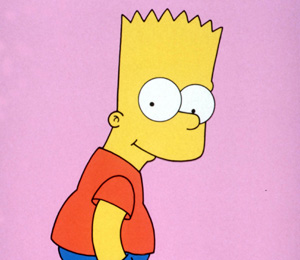 Bart para colorear