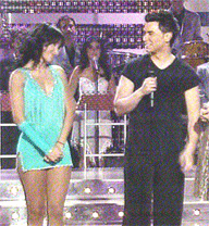 David Civera y Penlope en Mira quien baila