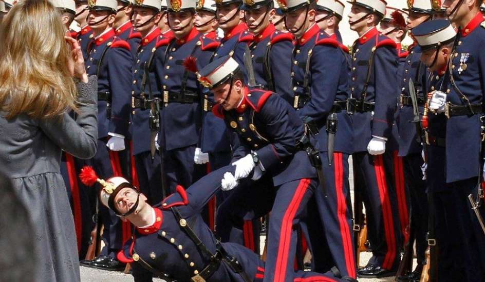 Desmayo en el Pardo, la princesa observa