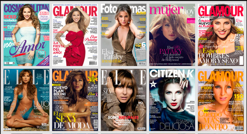 portadas de revistas de Elsa Pataky