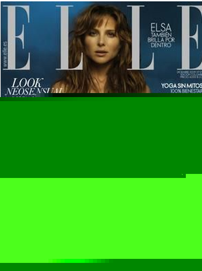 Portada de Elle con cristales 