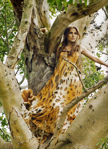Elsa Pataky en Africa, foto revista hola