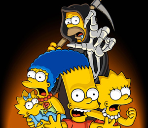 Familia Simpson para colorear