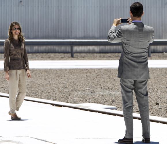 Letizia fotografiada por Felipe