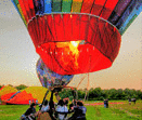 Globo que utilizarán para pasear por los cielo de Haro