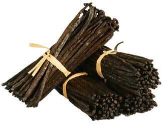 Haces de vainilla