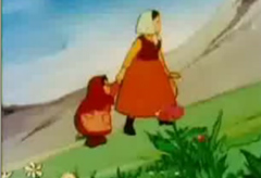 Heidi paseando