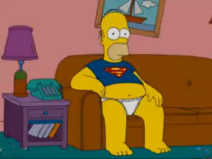 Homer en el sofá