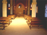 Interior de la ermita de Alarcos