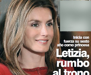 Princesa Leticia portada de Lecturas