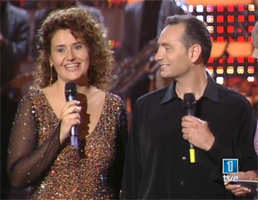 Maria Angeles  Juan Luis pareja ganadora del 20 de marzo