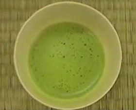 Té Matcha preparado
