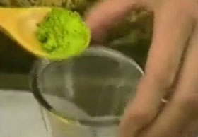 Colador de Matcha
