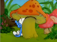 Pitufo en el bosque