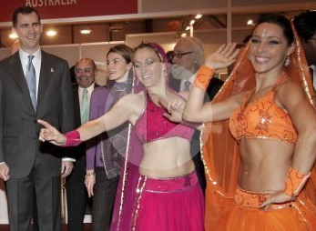 Los Principes de Asturias en Fitur 09