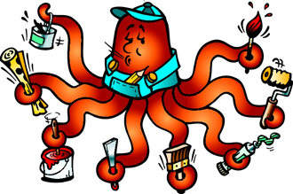 pulpo pintor