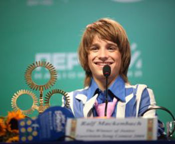 Ralf Mackenbach ganador de eurojunior 2009, representando a Noruega