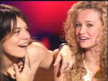 Tessa con Ainhoa la triunfadora de OT2 || Pulsa para ir a Tessa