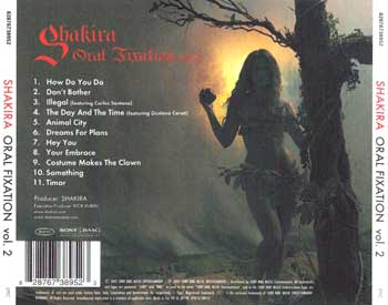 Trasera deldisco Shakira  Oral Fixation